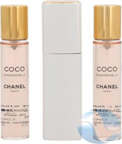 Chanel Coco Mademoiselle Geschenkset - Eau De Toilette + 2x Eau De Toilette Refill -Parfum Luxe Verkoopwinkel 1015x1200