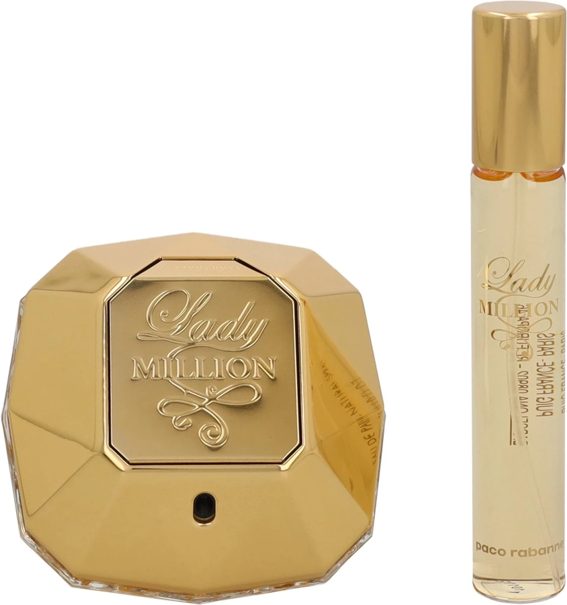 Paco Rabanne Lady Million Giftset 80 Ml Eau De Parfum Spray + 20 Ml Eau De Parfum Tasspray - Cadeauset Voor Dames - Damesparfum - Afbeelding 2