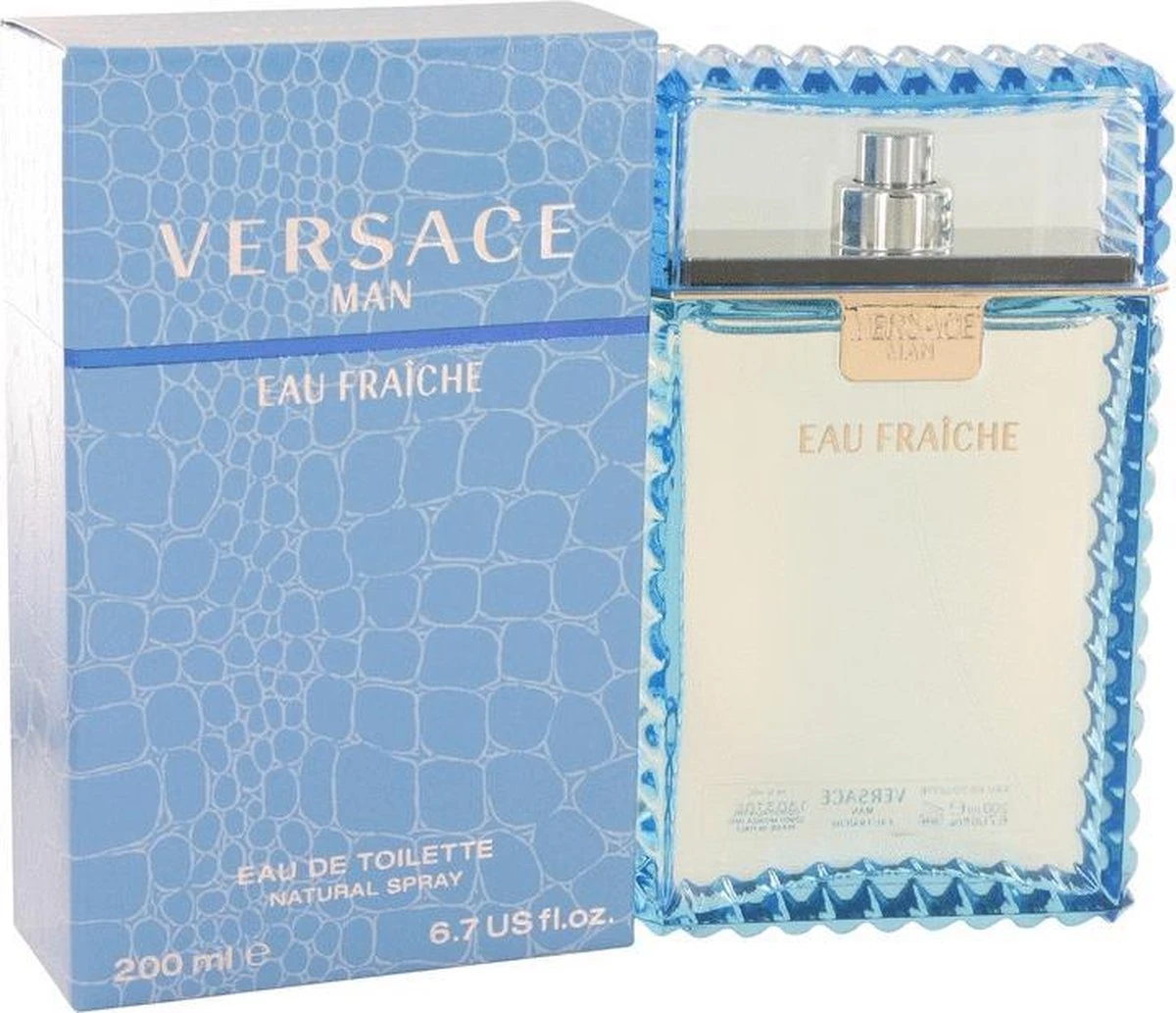 Versace Man Eau Fraiche - Eau De Toilette - 200 Ml - Afbeelding 6