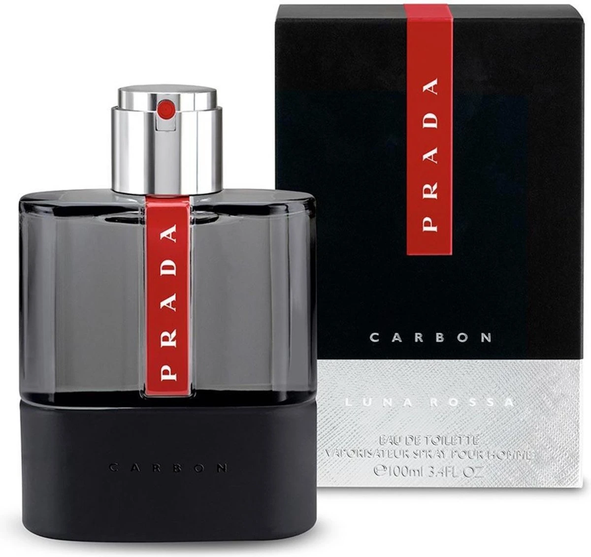 Prada Luna Rossa Carbon Pour Homme Eau De Toilette Spray 100 Ml - Afbeelding 11