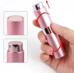 Scenty - Parfum Verstuiver Navulbaar - Mini Parfum Flesje - Reisflesje - Lichtroze -Parfum Luxe Verkoopwinkel 1200x1180 2