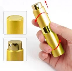 Scenty - Parfum Verstuiver Navulbaar - Mini Parfum Flesje - Reisflesje - Goud -Parfum Luxe Verkoopwinkel 1200x1183 3