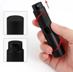 Scenty - Parfum Verstuiver Navulbaar - Mini Parfum Flesje - Reisflesje - Zwart -Parfum Luxe Verkoopwinkel 1200x1183 4