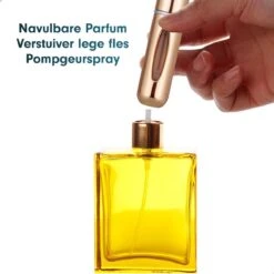 Merkloos Parfum Spray - Navulbare Parfum Verstuiver - Navulling Voor Parfum - Parfumverstuiver - Goudkleurig -Parfum Luxe Verkoopwinkel 1200x1200 366