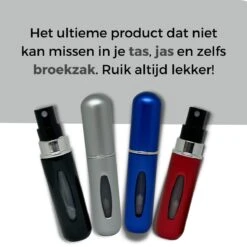 Cetins - Parfum Verstuiver Navulbaar - Mini Parfum Flesje - Reisflesje – Matt Grijs - -Parfum Luxe Verkoopwinkel 1200x1200 385