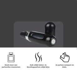 Cetins - Parfum Verstuiver Navulbaar - Mini Parfum Flesje - Reisflesje – Zwart -Parfum Luxe Verkoopwinkel 1200x1200 388
