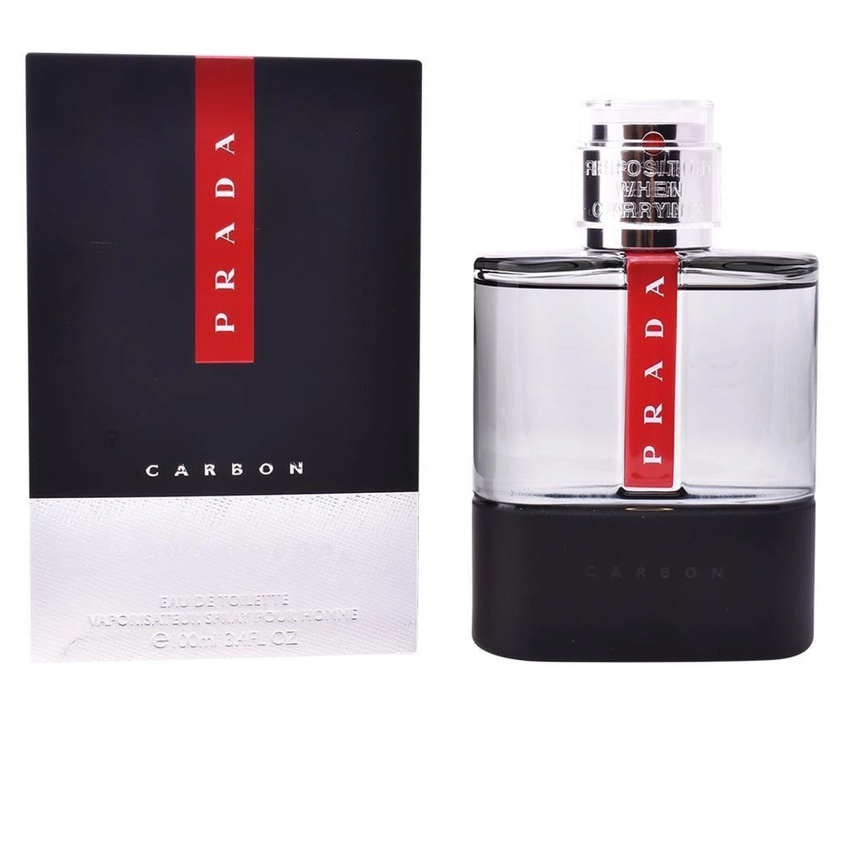 Prada Luna Rossa Carbon Pour Homme Eau De Toilette Spray 100 Ml - Afbeelding 10