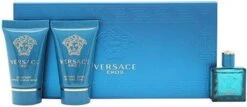 Versace - Eros Gift Of Mini 5 Ml, And Eros 25 Ml (After Shave Balm) Eros 25 Ml - Eau De Toilette - 5ML -Parfum Luxe Verkoopwinkel 1200x522