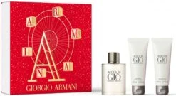 Armani Acqua Di Gio Giftset - 50 Ml Eau De Toilette Spray + 75 Ml Showergel + 75 Ml Aftershave Balm - Cadeauset Voor Heren