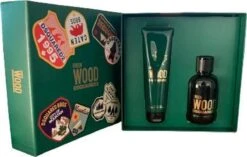 DSQUARED2 Dsquared² Green Wood Giftset - 100 Ml Eau De Toilette Spray + 150 Ml Showergel - Cadeauset Voor Heren -Parfum Luxe Verkoopwinkel 1200x763 2