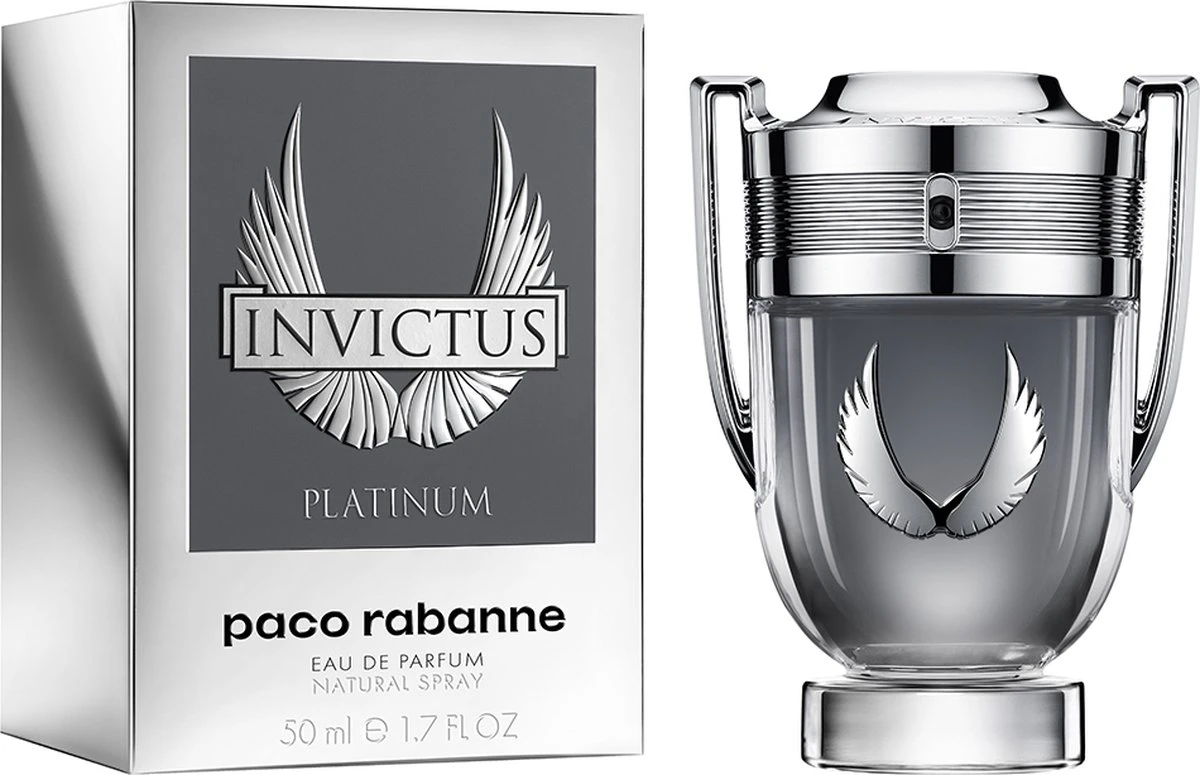 Paco Rabanne Invictus Platinum - 50 Ml - Eau De Parfum Spray - Herenparfum - Afbeelding 2