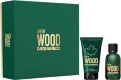 DSQUARED2 Dsquared² Green Wood Giftset - 100 Ml Eau De Toilette Spray + 150 Ml Showergel - Cadeauset Voor Heren