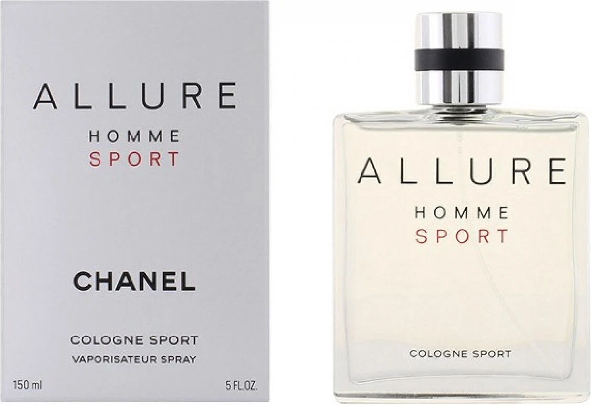 Chanel Allure Homme Sport 150 Ml - Eau De Cologne - Herenparfum - Afbeelding 3