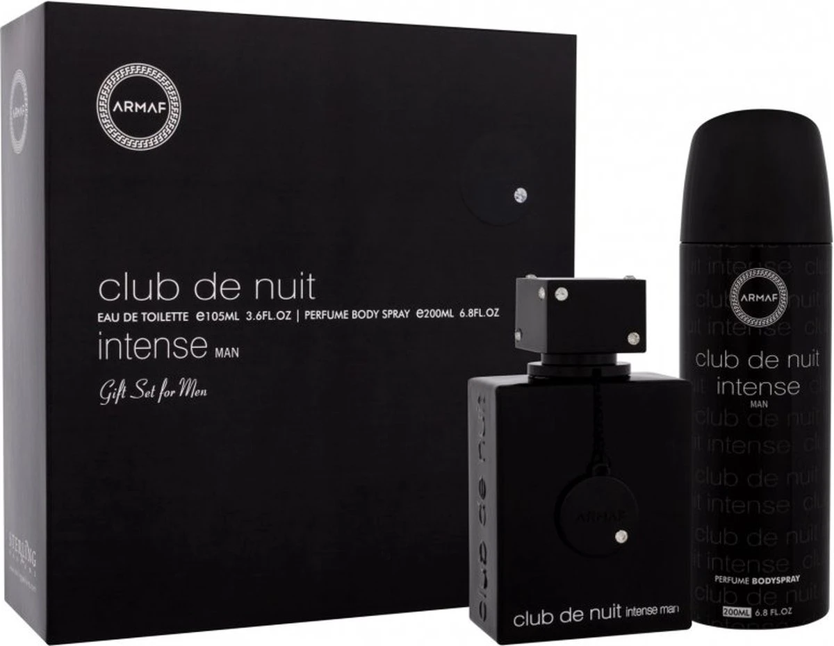 Armaf - Club De Nuit Intense Man Giftset Eau De Toilette 105 Ml A Deospray 200 Ml 1 Armaf - Club De Nuit Intense Man Giftset Eau De Toilette 105 Ml A Deospray 200 Ml