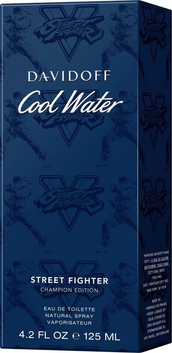 Herenparfum Davidoff Davidoff Cool Water Man Champion Edition Streetfighter (125 Ml) - Afbeelding 4