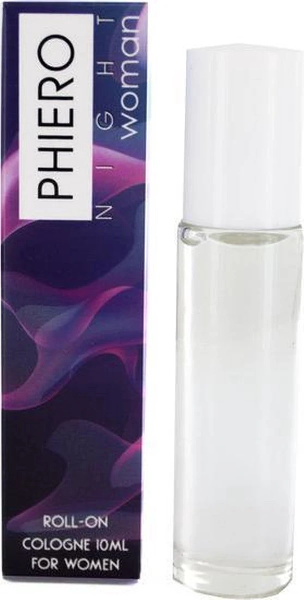 500Cosmetics Phiero Night Woman - Eau De Parfum - Met Feromonen - Roll-on Formaat - Voor Vrouwen - 10ml - Afbeelding 3