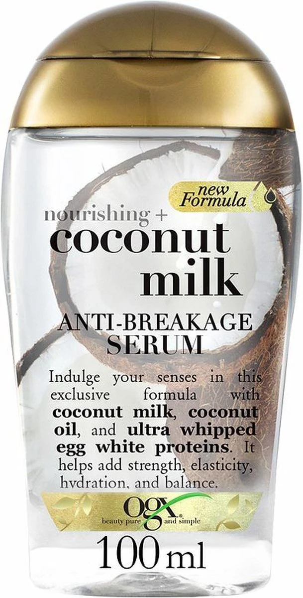 Ogx Coconut Milk Anti-breakage Hair Serum 118 Ml 1 Ogx Coconut Milk Anti-breakage Hair Serum 118 Ml