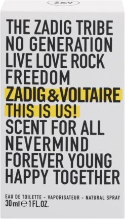 Zadig & Voltaire This Is Us! 30 Ml - Eau De Toilette - Unisex -Parfum Luxe Verkoopwinkel 689x1200