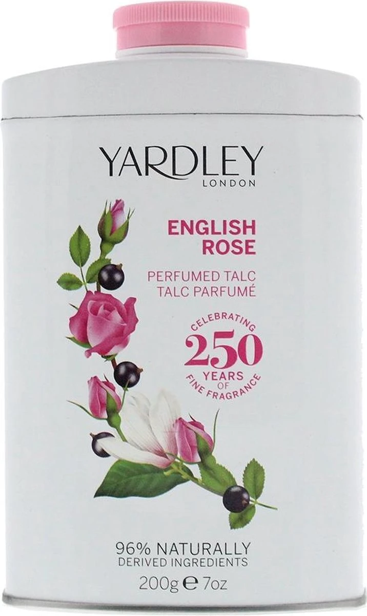 English Rose Yardley By Yardley London 207 Ml - Talc - Afbeelding 2
