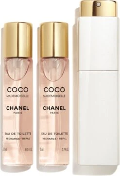 Chanel Coco Mademoiselle Geschenkset - Eau De Toilette + 2x Eau De Toilette Refill -Parfum Luxe Verkoopwinkel 820x1200 2