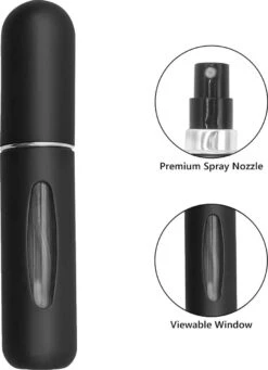 Merkloos Hervulbaar Parfumflesje - Zwart - 5ML - Verstuiver - Navulbaar 5 Merkloos Hervulbaar Parfumflesje - Zwart - 5ML - Verstuiver - Navulbaar -Parfum Luxe Verkoopwinkel 869x1200 6