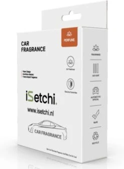 ISetchi Frisse Autoparfum - Autogeur - Met 4 Verschillende Geuren – Compact Formaat & Navulbaar - Metaal Ontwerp - Parfum Voor Luchtrooster Ventilatierooster -Auto Luchtje - Car Perfume -Parfum Luxe Verkoopwinkel 879x1200 2