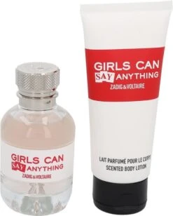 Zadig & Voltaire Girls Can Say Anything Giftset - 50 Ml Eau De Parfum Spray + 100 Ml Bodylotion - Geurengeschenkset -Parfum Luxe Verkoopwinkel 963x1200